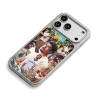 Bad Bunny Puerto Rico collage iPhone 17 Pro Max Electroplated Silver Case2
