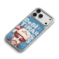 Bad Bunny retro text poster iPhone 17 Pro Max Electroplated Silver Case2