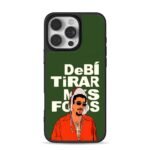 Bad Bunny Spanish cartoon text iPhone 16 Pro Max Black Case