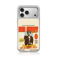 Bad Bunny Super Bowl poster iPhone 17 Pro Max Electroplated Silver Case1