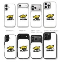Bad Bunny with yellow sombrero Chris Brown Phone Case Black Electroplated Silver For Iphone 11 To 17