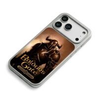 Baldurs Gate horned knight art iPhone 17 Pro Max Electroplated Silver Case2