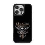 Baldurs Gate mind flayer skull logo iPhone 16 Pro Max Black Case