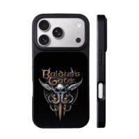 Baldurs Gate mind flayer skull logo iPhone 17 Pro Max Black Case