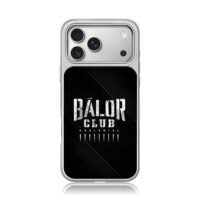 Balor Club Worldwide text iPhone 17 Pro Max Electroplated Silver Case1
