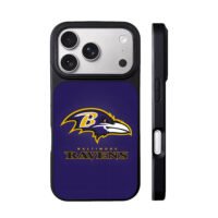 Baltimore Ravens purple logo iPhone 17 Pro Max Black Case