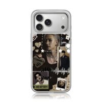 Bang Chan SKZ retro music collage iPhone 17 Pro Max Electroplated Silver Case1