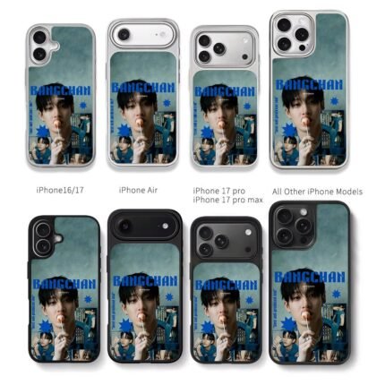 Bangchan lollipop y2k collage Chris Brown Phone Case Black Electroplated Silver For Iphone 11 To 17
