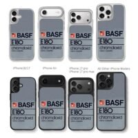 BASF E180 chromdioxid cassette Chris Brown Phone Case Black Electroplated Silver For Iphone 11 To 17