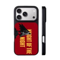 Batman Knight of the Night red iPhone 17 Pro Max Black Case
