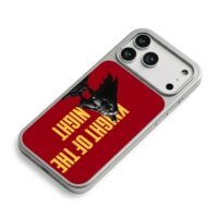 Batman Knight of the Night red iPhone 17 Pro Max Electroplated Silver Case2