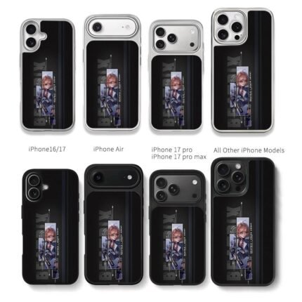 Beatrix space agent ML girl Chris Brown Phone Case Black Electroplated Silver For Iphone 11 To 17