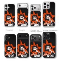 Beavers Win baseball pitcher art Chris Brown Phone Case Black Electroplated Silver For Iphone 11 To 17
