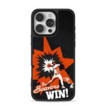 Beavers Win baseball pitcher art iPhone 16 Pro Max Black Case