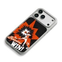 Beavers Win baseball pitcher art iPhone 17 Pro Max Electroplated Silver Case2