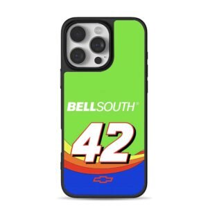 Bellsouth 42 NASCAR livery Chevy iPhone 16 Pro Max Black Case