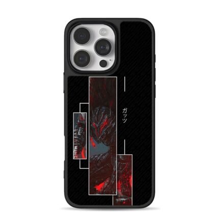 Berserk Guts Berserker Armor iPhone 16 Pro Max Black Case