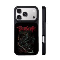 Berserk Guts Skull Knight art iPhone 17 Pro Max Black Case