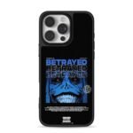Betrayed anime blue grimace iPhone 16 Pro Max Black Case