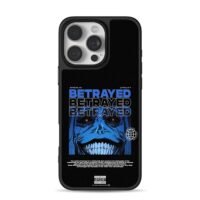 Betrayed anime blue grimace iPhone 16 Pro Max Black Case