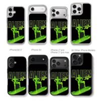 Beyonce Alien Superstar rocket Chris Brown Phone Case Black Electroplated Silver For Iphone 11 To 17