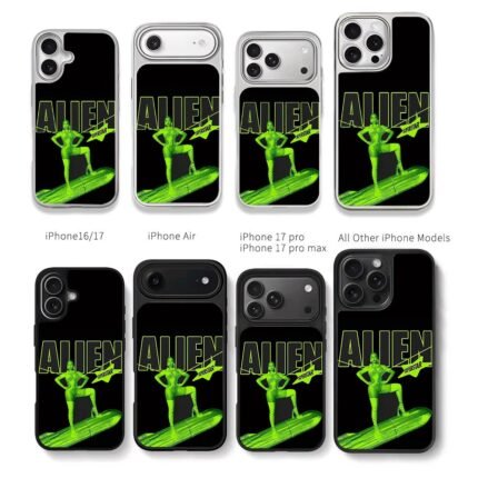 Beyonce Alien Superstar rocket Chris Brown Phone Case Black Electroplated Silver For Iphone 11 To 17