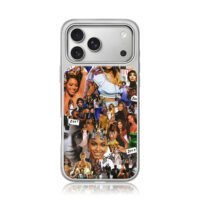 Beyonce career photo collage iPhone 17 Pro Max Electroplated Silver Case1