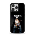 Beyonce cowboy with white hair iPhone 16 Pro Max Black Case