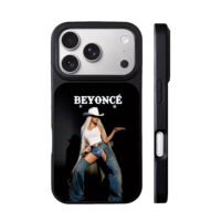 Beyonce cowboy with white hair iPhone 17 Pro Max Black Case