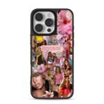 Beyonce pink flower collage Phone Case for iPhone 11-17 & Samsung Galaxy S24-S26