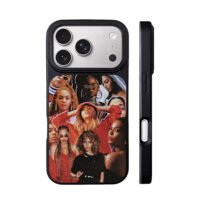Beyonce vintage photo collage iPhone 17 Pro Max Black Case