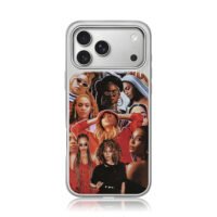 Beyonce vintage photo collage iPhone 17 Pro Max Electroplated Silver Case1