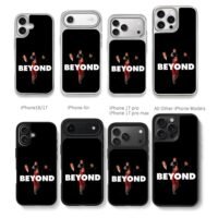 BEYOND band four members photo Chris Brown Phone Case Black Electroplated Silver For Iphone 11 To 17