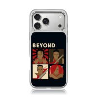 Beyond four cartoon members iPhone 17 Pro Max Electroplated Silver Case1