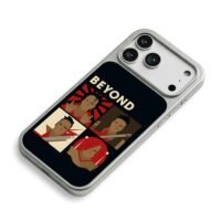 Beyond four cartoon members iPhone 17 Pro Max Electroplated Silver Case2