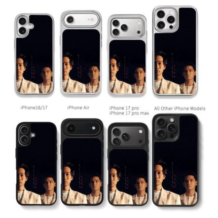 Beyond Secret Police cover Chris Brown Phone Case Black Electroplated Silver For Iphone 11 To 17
