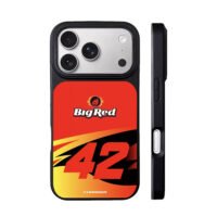 BigRed 42 racing flame livery iPhone 17 Pro Max Black Case
