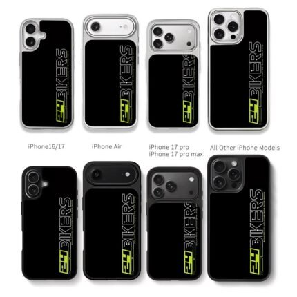 Bikers 24 Ride Safe Youth Art Chris Brown Phone Case Black Electroplated Silver For Iphone 11 To 17