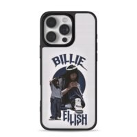 Billie Eilish art with name iPhone 16 Pro Max Black Case