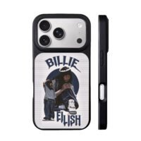 Billie Eilish art with name iPhone 17 Pro Max Black Case