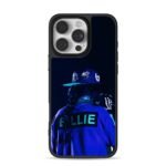 Billie Eilish back skeleton mic iPhone 16 Pro Max Black Case