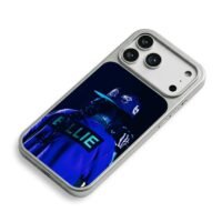Billie Eilish back skeleton mic iPhone 17 Pro Max Electroplated Silver Case2