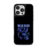 Billie Eilish BAPE blue print iPhone 16 Pro Max Black Case