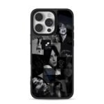 Billie Eilish bw collage iPhone 16 Pro Max Black Case