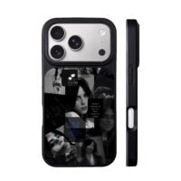 Billie Eilish bw collage iPhone 17 Pro Max Black Case