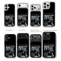 Billie Eilish fan art collage Chris Brown Phone Case Black Electroplated Silver For Iphone 11 To 17