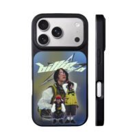 Billie Eilish fan art collage iPhone 17 Pro Max Black Case