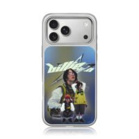 Billie Eilish fan art collage iPhone 17 Pro Max Electroplated Silver Case1
