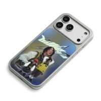 Billie Eilish fan art collage iPhone 17 Pro Max Electroplated Silver Case2