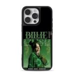 Billie Eilish green art poster iPhone 16 Pro Max Black Case
